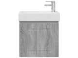 Bathroom Vanity Unit with Tap Grey Sonoma 45.5 x 22.5 x 84 cm 889477