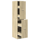 Apothecary Cabinet Sonoma Oak 30x41x144.5 cm Engineered Wood 855171