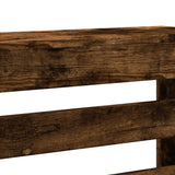Radiator Cover Smoked Oak 149x20x82 cm Engineered Wood 852703