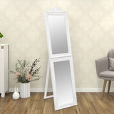 Free-Standing Mirror White 45x180 cm 351524