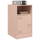 ZNTS Bedside Cabinets 2pcs Pink 34.5x39x62 cm Steel 841766