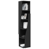Corner Cabinet 27.5x27x140cm Engineered Wood Black 889866