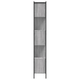 Bookcase Grey Sonoma 102x28x172 cm Engineered Wood 3213660