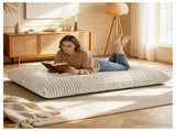 3-in-1 Convertible Bean Bag Chair, Memory Foam Filling Lounger with Soft Ribbed Fabric, Removable & T5592P539596