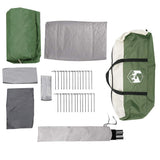 Family Tent Tunnel 8-Person Green Waterproof 4009549