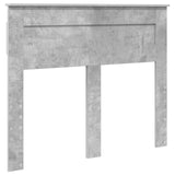 Bed Frame Concrete Grey 120 x 190 cm Engineered Wood 3410006
