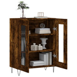 Sideboard Smoked Oak 69.5x34x90 cm Engineered Wood 827785