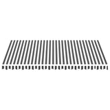 Replacement Fabric for Awning Anthracite and White 4.5x3 m 311989
