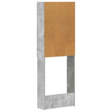 Toilet Cabinet BREDA Concrete Grey 66 x 25.5 x 190 cm 897578