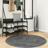 Rug OVIEDO Short Pile Anthracite 120 cm 375479
