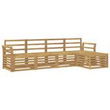 Outdoor Sofa Set 5 pcs White 253 x 122.5 x 73 cm 3391674