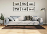 Medium Pile Soft and Washable Rug HUARTE Brown 150 x 80 cm 42022463