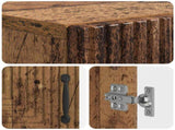 Shoe Cabinet HAARLEM 59.5 x 39.5 x 89.5 cm Engineered Wood 896873