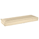 Pallet Cushion Set 2 pcs Beige 120 x 40 x 8 cm Oxford Fbric 42001701