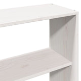 Bed Frame without Mattress White 180x200 cm Super King Solid Wood Pine 3323213