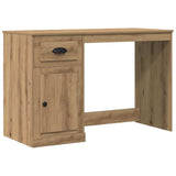 Desk with Drawer Artisan Oak 50 x 115 x 75 cm Engineered Wood 862823