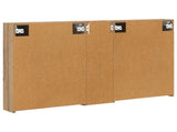 Bathroom Cabinet Set 3 pcs 120 x 14.5 x 70 cm Engineered wood 3403751