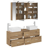 Bathroom Furniture Set 4 pcs Artisan Oak 3406862