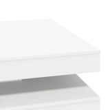 Coffee Table 360-Degree Rotatable White 90x90x34.5 cm 3321351