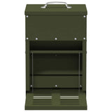 Chicken Treadle Feeder Olive Green 25 x 42 x 40 cm 874688