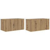 TV Cabinet Set 4 pcs Artisan Oak Engineered Wood 3393572