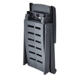 ZNTS Folding Sun Lounger Plastic Anthracite 48756