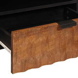 TV Cabinet Acacia Brown Finish 80 x 33 x 46 cm Solid Mango Wood 4017917