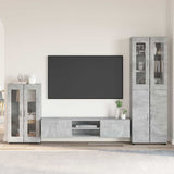 TV Cabinet Set FLORIN 3 pcs Concrete Grey Engineered Wood 3397977
