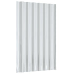ZNTS Roof Panels 12 pcs Powder-coated Steel Anthracite 60x36 cm 319126