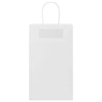 ZNTS Paper Bags 250 pcs with Handles White 21x11x36 cm 4101617