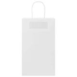 ZNTS Paper Bags 250 pcs with Handles White 21x11x36 cm 4101617