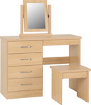 ZNTS Nevada 4 Drawer Dressing Table Set 100-105-018