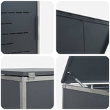 Wheelie Bin Storage Anthracite 207 x 77.5 x 112.5 cm 3422241