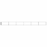 Raised Garden Bed Anthracite 600 x 40 x 24 cm cold-rolled steel 8006378