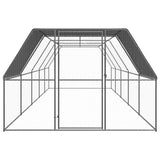 Outdoor Chicken Cage 3x10x2 m Galvanised Steel 3089327