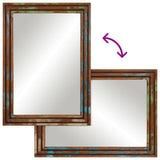 Bathroom Mirror 50x70 cm Solid Wood Acacia and Glass 377593