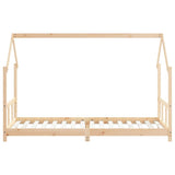Kids Bed Frame 90x200 cm Solid Wood Pine 835718