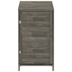 Garden Shed Anthracite 55x52x112 cm Solid Wood Fir 152180