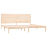 Bed Frame without Mattress 180x200 cm Super King Solid Wood 3104623