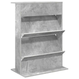 Magazine Rack Concrete Grey 70 x 41 x 96 cm Engineered Wood 899538