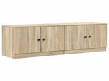 Storage Cabinet for Loft Bed 2 pcs Sonoma Oak 66 x 35 x 48 cm 893717