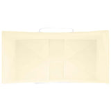 Paper Bags 250 pcs with Handles Yellow 32x17x25 cm 4101789