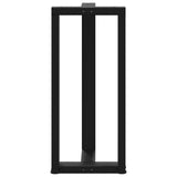 Bar Table Legs T-Shaped 2 pcs Black 50x35x cm Steel 4013076