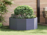 Planter Anthracite 90 x 90 x 50 cm Steel 883754