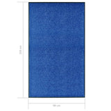 ZNTS Doormat Washable Blue 90x150 cm 323443