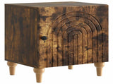 Bedside Cabinet Smoked Oak 43 x 34.5 x 50 cm Engineered Wood 894115