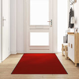 Doormat Other Red and Black 120 x 400 cm Polyamide and PVC 4100728
