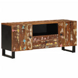 TV Cabinet 105x33.5x46 cm Solid Wood Reclaimed&Engineered Wood 351960