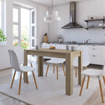 Dining Table Sonoma Oak 120x60x76 cm Engineered Wood 800435