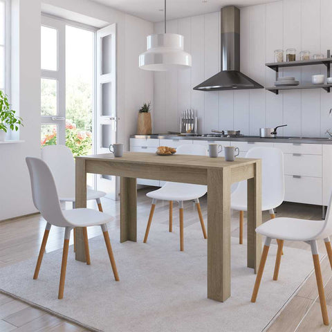 Dining Table Sonoma Oak 120x60x76 cm Engineered Wood 800435